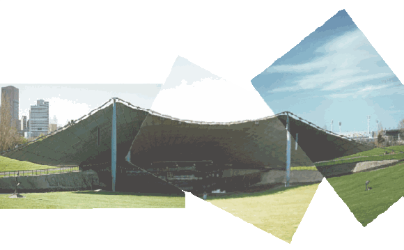 Sidney Myer Music Bowl, Melbourne Kings's Domain Photograph Ali Kayn (c) 1996