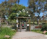 Edwardes Lake Park, playspace entry (c) MMXXII Ali Kayn;160x133
